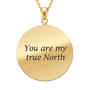 Lost Without You Compass Pendant, Lost Without You Compass Pendant 10589 0016 c back