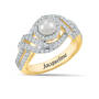 Personalized Genuine Birthstone Swirl Ring, Personalized Genuine Birthstone Swirl Ring 10904 0014 f june