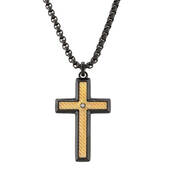 Personalized Diamond Cross and Dog Tag 12218 0011 b cross