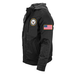 The US Navy Hooded Trucker Jacket 11539 0023 d left side