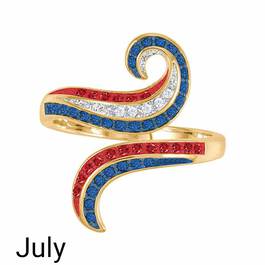 A Colorful Year Crystal Rings   Sizes 9 12 6115 002 5 7