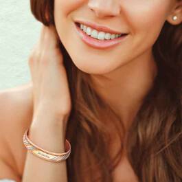 Copper Trinity Personalized Bangle 6776 001 7 3