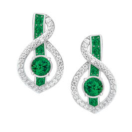 Birthstone Wave Earrings 2202 0069 e may