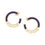 Custom Birthstone Hoops 11963 0010 b february