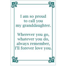 Today Tomorrow Forever Granddaughter Pendant 6205 001 8 4