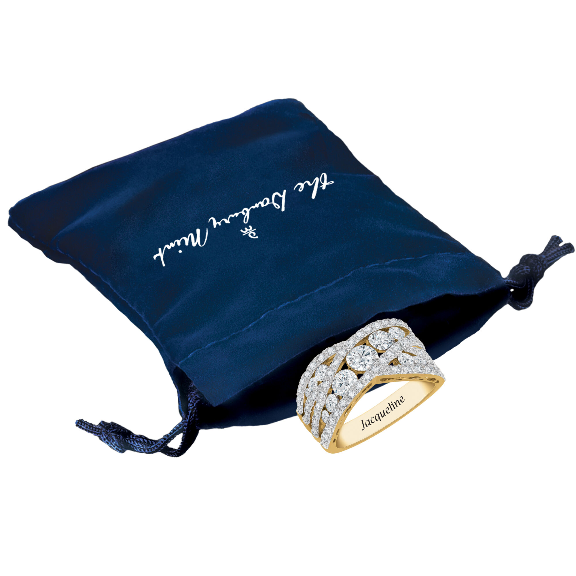 The Five Carat Kiss Ring 6277 0052 g gift pouch