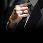 Black Steel Mens Ring 10421 0018 m model