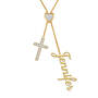 Personalized Cross Bolo Necklace 6513 0015 a main