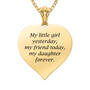A Loving Embrace Daughter Diamond Pendant, A Loving Embrace Daughter Diamond Pendant 11141 0015 c back
