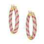 Birthstone Inside-Out Hoops, Birthstone Inside Out Hoops 11072 0018 j october