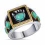 Legend of the Bear Claw Mens Ring 6775 001 8 1
