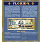 The United States Enhanced Two Dollar Bill Collection 6448 0031 a Florida