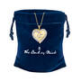 I Love You Personalized Three Dozen Diamond Pendant 11060 0012 g gift pouch