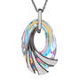 The Shimmering Sea Personalized Crystal Black Pendant 12529 0015 b front