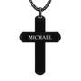 Black Ice Cross Pendant 10174 0017 c back