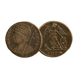 The Roman Empires First Coins of Christianity 6661 0015 b victory