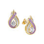 Birthstone Swirl Pendant with Free Matching Earrings 12210 0035 f june