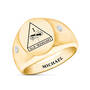 Personalized Army Unit Insignia Diamond Ring 12272 0097 a main
