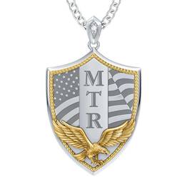 Americas Bravest Diamond Shield Pendant 5528 001 0 1