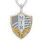 Americas Bravest Diamond Shield Pendant 5528 001 0 1