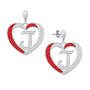 Diamond Initial Heart Earrings 10926 0026 j initial j