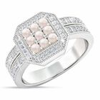 Flair  Square Personalized Birthstone  Diamond Ring 2306 001 5 6