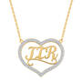 Personalized Monogram Heart Pendant 6857 001 9 1