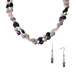 Purple Majesty Necklace Earring Set 6747 0013 a main