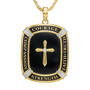 My Lifes Greatest Blessing Grandson Diamond Faith Pendant 10637 0018 b front