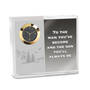 To The Man You ve Become Personalized Son Crystal Desk Clock 10614 0015 a main