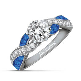 Birthstone Swirl Personalized Ring 10115 0019 i septmber