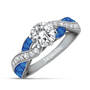 Birthstone Swirl Personalized Ring 10115 0019 i septmber