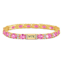 Birthstone & Diamond Tennis Bracelet 12017 0014 j october