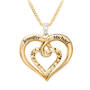 Personalized Double Heart Diamond Pendant 11647 2747 a main