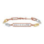 Custom Copper Link Bracelet 11659 0019 a main