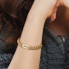 I Love You Diamond Monogram Bracelet 11014 0050 m model