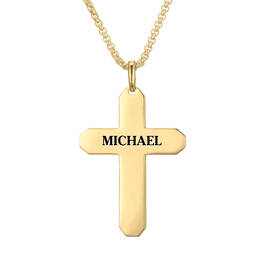 Diamond Apex Mens Cross Pendant 11801 0016 c back