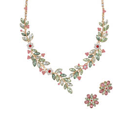 Flowers on Vine Necklace Earring Set 10282 0016 a main