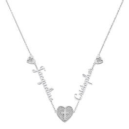 Our Love and Faith Diamond Necklace 10009 0018 a main