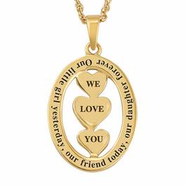Our Daughter We Love You Diamond Pendant 2965 007 4 3