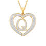Dazzling Diamond Heart Children's Pendant, Dazzling Diamond Heart Pendant 11622 0138 a q