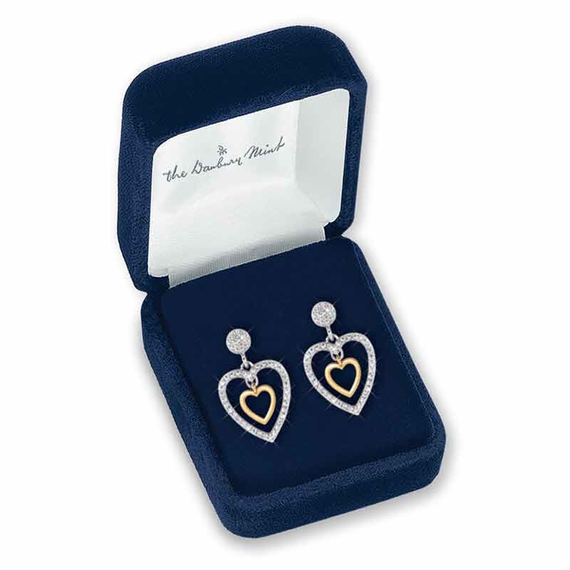 Captured Heart Diamond Earrings 4939 001 6 3