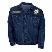 The Personalized Mens US Navy Denim Jacket 1365 002 3 1