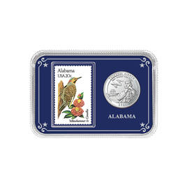 America the Beautiful State Coin and Stamp Collection 11503 0025 a showpackAL