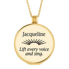 Maya Angelou Quarter Pendant 11087 0011 c back