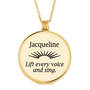 Maya Angelou Quarter Pendant 11087 0011 c back
