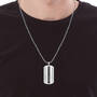 Personalized Diamond Dog Tag 6873 0019 m model