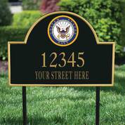 US Navy Personalized Address Plaque 5718 002 8 2