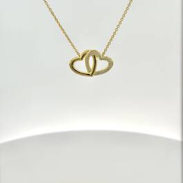 Double Diamonisse Heart Pendant 11142 1392 b pendant
