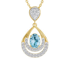 Birthstone Drop Pendant 6930 0044 c march